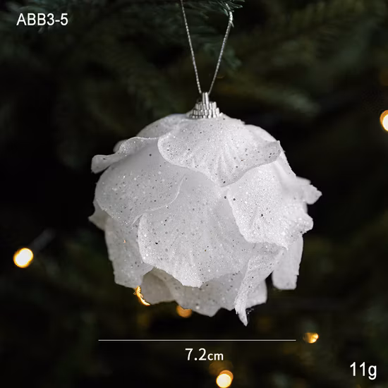 Weihnachtsfeder-hängende Kugel-Baum-hängende Verzierungen Baum-Dekoration