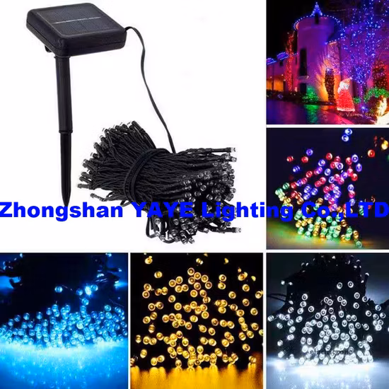 LED-Solar-Feen-Weihnachtslichterkette für den Garten im Freien